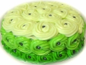 Green Rose Cake